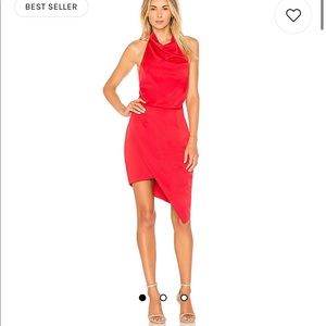 Elliatt Camo Dress in Red